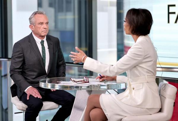 Democratic presidential candidate Robert F. Kennedy Jr. appears on Fox News.