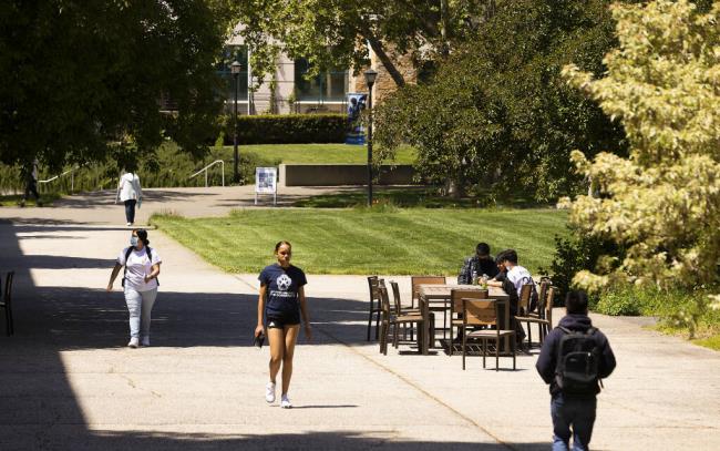 The So<em></em>noma State University campus in Rohnert Park, Thursday, April 28, 2022.   (John Burgess / The Press Democrat file)