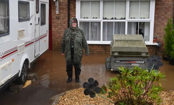 A floodgate did not hold back the inundation at Mary ‘Pat’ Barrett's home in Glanmire. 'I suppose it could be worse, we could be in Gaza,' she said. Picture: Eddie O'Hare