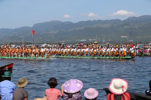 图片:三年后缅甸湖节恢复