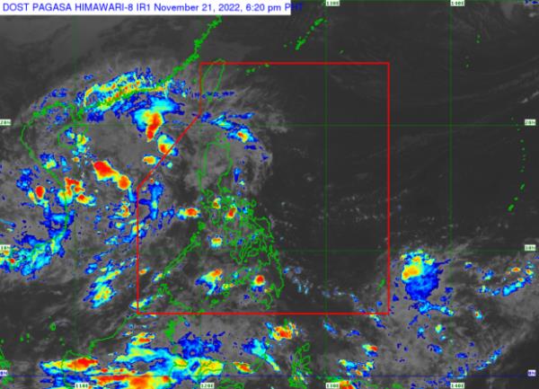 预计吕宋岛和棉兰老岛部分地区会有雨，因为有切变线，ITCZ - Pagasa