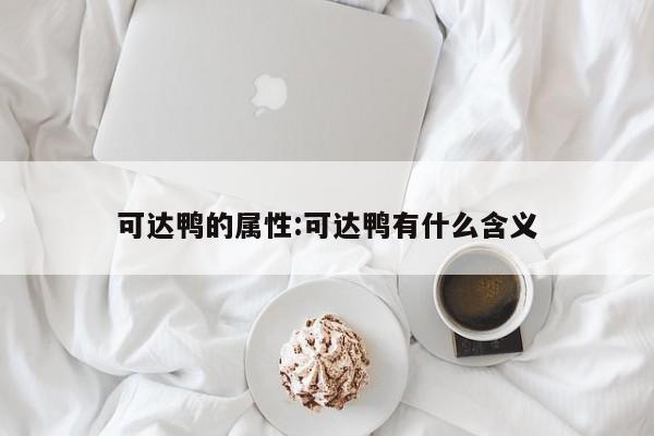 可达鸭的属性：可达鸭有什么含义